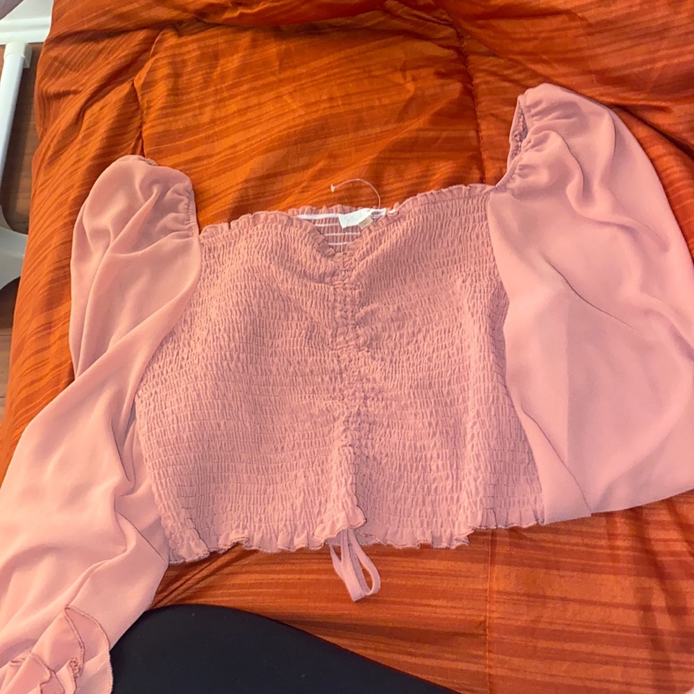 Blush Pink Crop Top